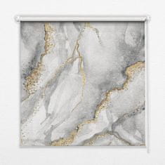 COLORAY.HU Ablak árnyékoló Szürke márvány Sötétítő redőny (gumi bevonattal) 110x240 cm