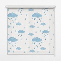 COLORAY.HU Roló ablakra Felhők és eső Sötétítő redőny (gumi bevonattal) 60x140 cm