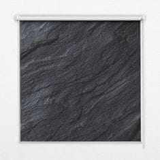 COLORAY.HU Fényzáró roló Fekete textúra Redőny fényerő 70x140 cm