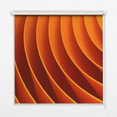 COLORAY.HU Roló függöny Narancssárga absztrakció Sötétítő redőny (gumi bevonattal) 90x140 cm