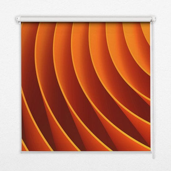 COLORAY.HU Roló függöny Narancssárga absztrakció Sötétítő redőny (gumi bevonattal)