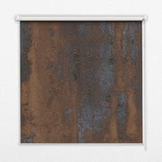 COLORAY.HU Fényzáró roló Rozsdás lap Sötétítő redőny (gumi bevonattal) 70x180 cm