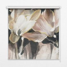 COLORAY.HU Roló ablakra Festett virágok Redőny fényerő 100x180 cm