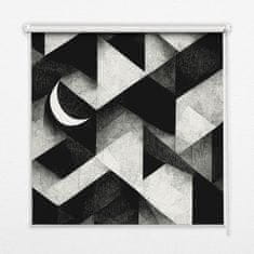 COLORAY.HU Ablak árnyékoló Ablak árnyékoló Háromszögek absztrakcióban Sötétítő redőny (gumi bevonattal) 90x140 cm