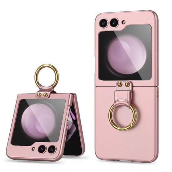 Tech-protect Icon Ring tok Samsung Galaxy Z Flip 5, rózsaszín