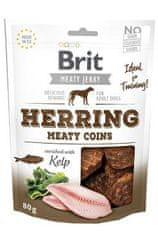 Brit Jerky Hering húsos érmék 80g