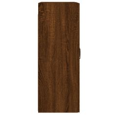 Greatstore 2 db barna tölgyszínű szerelt fa fali szekrény