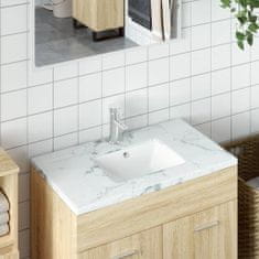 shumee fehér négyszögű kerámia fürdőszobai mosdókagyló 30,5x27x14 cm