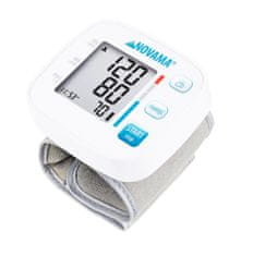 Novama WHITE V Vállvérnyomásmérő kényelmes méréssel a mandzsetta felfújása közben