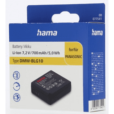 Hama fotó akkumulátor típusa Panasonic DMW-BLG10, Li-Ion 7,2 V/700 mAh