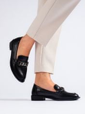 Amiatex Női félcipő 102484 + Nőin zokni Gatta Calzino Strech, fekete, 37