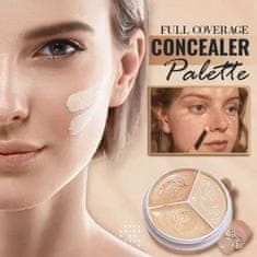 FRILLA® Kontúrozó korrektor smink készlet a tökéletes arckontúr megalkotásáshoz | TRIOCEALER