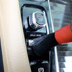 BigBuy 6 részes autó takarító készlet precíz tisztítókefékkel és mikroszálas törlőkendővel (BB-21449)