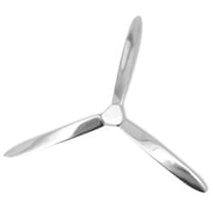 Vidaxl Falra rögzíthető propeller dekoráció alumínium ezüst 70 cm 243517