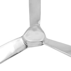 Vidaxl Falra rögzíthető propeller dekoráció alumínium ezüst 70 cm 243517