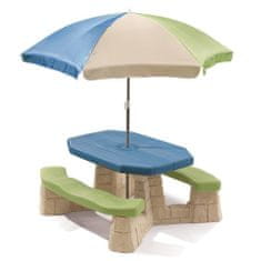 STEP2 piknikasztal esernyővel 404892