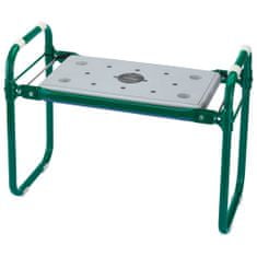 Draper Tools zöld vas összecsukható kerti szék/térdelő 415129