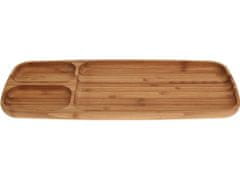 Excellent Houseware Osztott tál 39x16x2cm bambuszból
