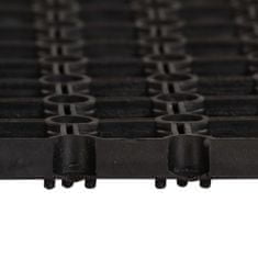 Vidaxl négyszögletes gumi lábtörlő 60 x 80 cm 155652
