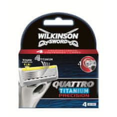 Wilkinson Sword Quattro Titanium Precision pótfej 4db