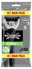 Wilkinson Sword 7005725P Xtreme 3 Black Edition egyszer használatos borotva (10 db)