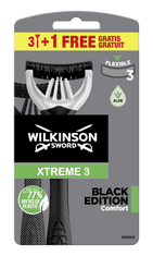 Wilkinson Sword 7008722W Xtreme 3 Black Edition borotva (3 + 1 db)