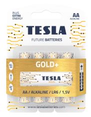Tesla Batteries 1099137004 GOLD alkáli AA elem (LR06, ceruza, buborékfólia) 4 db