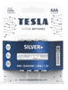 Tesla Batteries 1099137002 SILVER alkáli AAA elem (LR03, mikro ceruza, buborékfólia) 4 db