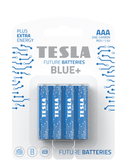 Tesla Batteries BLUE + AAA cink-szén akkumulátorok 4db (1099137003)