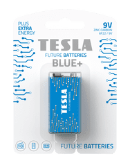 Tesla Batteries 9V BLUE + cink-szén akkumulátor 1db 1099137098