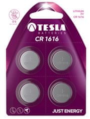 Tesla Batteries CR 1616 lítium gombelem 3V 4db (1099137155)