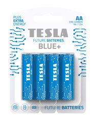 Tesla Batteries BLUE+ cink-szén ceruzaelem, 4 db