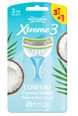 Wilkinson Sword Xtreme 3 Comfort Coconut Delight női borotva 4db (W302152500)