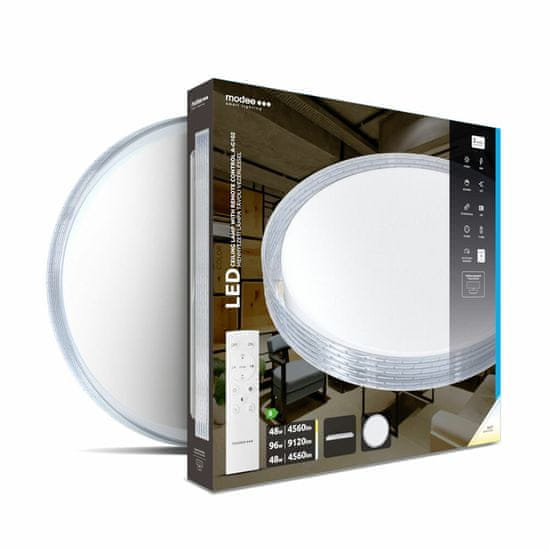 Modee Smart Lighting mennyezeti lámpa A-G102 2x48W szabályozható LED lámpa (ML-CLA3CCT96WG102-WH)