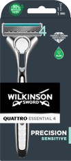 Wilkinson Sword Quattro Essentials 4 Sensitive borotva + 1 fej (W302205700)