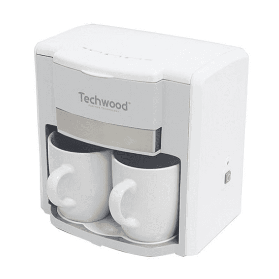 Techwood TCA-202 kávéfőző 2 kerámia csészével fehér (TCA-202)