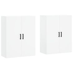 Vidaxl 2 db fehér fali szekrény 69,5 x 34 x 90 cm 3195627