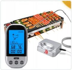 Ruhhy PRO LCD konyhai hőmérő szondával 100cm-től 250°C-ig húsokhoz