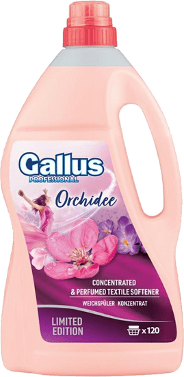 Gallus Professzionális illatosított lágyító Orchidea, 120 mosóadag, 4,08 l