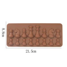 Northix Csokoládé forma - szilikon - sakk 