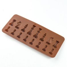 Northix Csokoládé forma - szilikon - sakk 