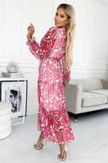 Numoco Női mintás ruha Enrica rózsaszín Universal