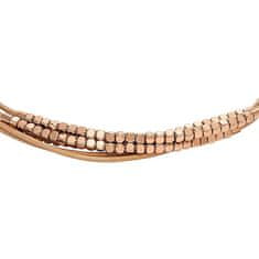 Fossil Gyengéd bőr női karkötő F04472791