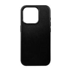 FIXED MagLeather bőr hátlap Magsafe támogatással Apple iPhone 15 készülékhez FIXLM-1200-BK, fekete