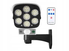 Verk 15976 Dummy kamera LED COB napelemes, mozgásérzékelős, szürkületi, távirányítós
