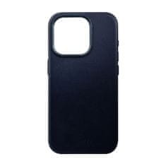 FIXED MagLeather bőr hátlapi védőtok MagSafe támogatással Apple iPhone 15 Plus számára FIXLM-1201-BL, kék