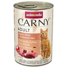 Animonda Carny macskakonzerv - csirke, pulyka + kacsa szív 400 g