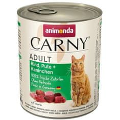 Animonda Carny macskakonzerv - marhahús, pulyka, nyúl 800 g