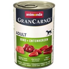 Animonda GranCarno kutyakonzerv - marhahús + kacsa 400 g