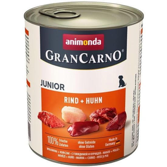 Animonda GranCarno kutya Junior konz. - csirke + marhahús 800 g